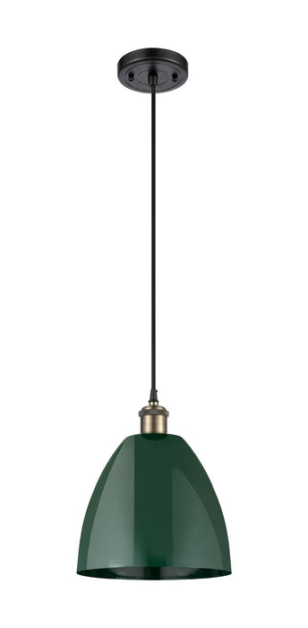 Innovations - 516-1P-BAB-MBD-9-GR-LED - LED Mini Pendant - Ballston - Black Antique Brass