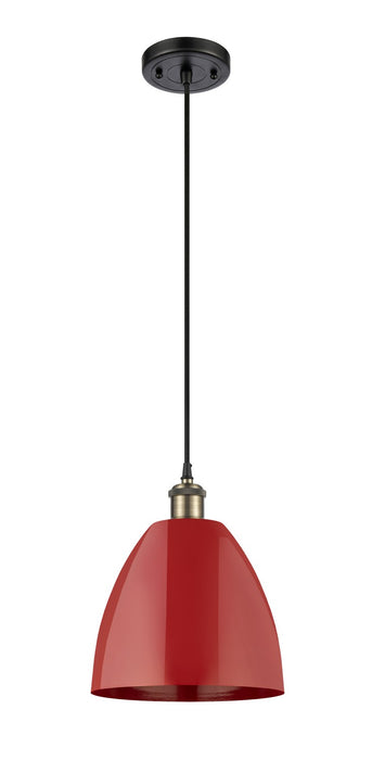 Innovations - 516-1P-BAB-MBD-9-RD - One Light Mini Pendant - Ballston - Black Antique Brass