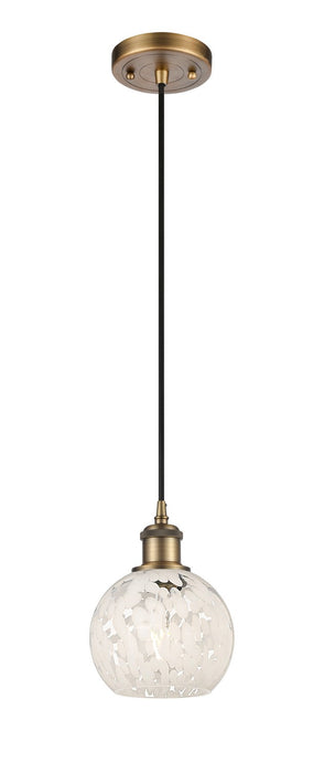 Innovations - 516-1P-BB-G1216-6WM - LED Mini Pendant - Ballston - Brushed Brass