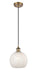 Innovations - 516-1P-BB-G1216-8WM - LED Mini Pendant - Ballston - Brushed Brass