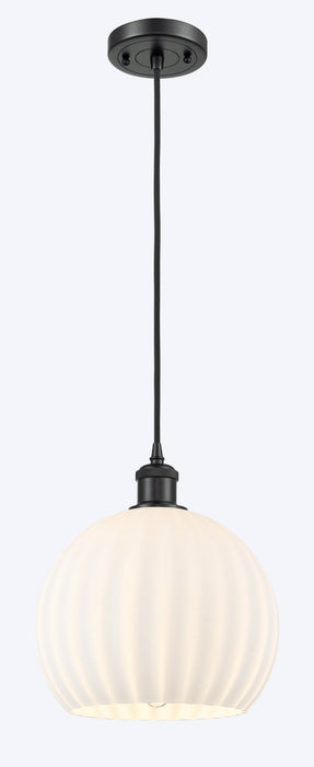 Innovations - 516-1P-BK-G1217-10WV - LED Mini Pendant - Ballston - Matte Black