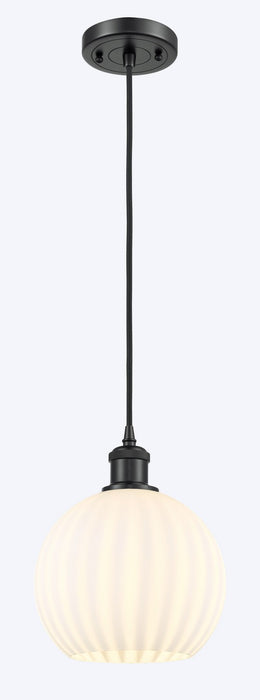 Innovations - 516-1P-BK-G1217-8WV - LED Mini Pendant - Ballston - Matte Black