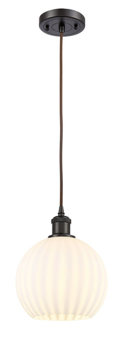 Innovations - 516-1P-OB-G1217-8WV - LED Mini Pendant - Ballston - Oil Rubbed Bronze