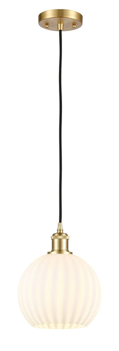 Innovations - 516-1P-SG-G1217-8WV - LED Mini Pendant - Ballston - Satin Gold
