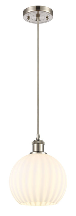 Innovations - 516-1P-SN-G1217-8WV - LED Mini Pendant - Ballston - Brushed Satin Nickel