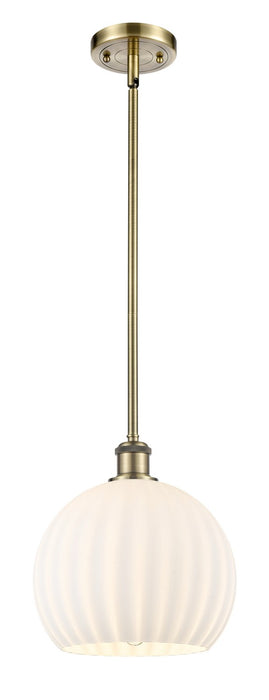 Innovations - 516-1S-AB-G1217-10WV - LED Mini Pendant - Ballston - Antique Brass