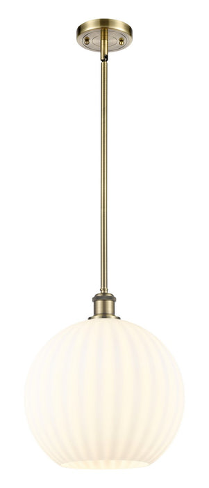 Innovations - 516-1S-AB-G1217-12WV - LED Mini Pendant - Ballston - Antique Brass