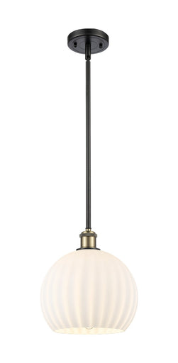 Ballston LED Mini Pendant Black Antique Brass