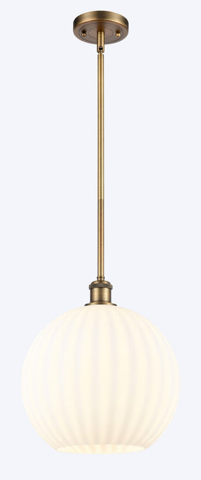 Innovations - 516-1S-BB-G1217-12WV - LED Mini Pendant - Ballston - Brushed Brass