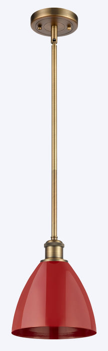 Innovations - 516-1S-BB-MBD-75-RD - One Light Pendant - Ballston - Brushed Brass