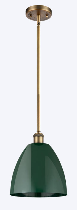 Innovations - 516-1S-BB-MBD-9-GR - One Light Pendant - Ballston - Brushed Brass