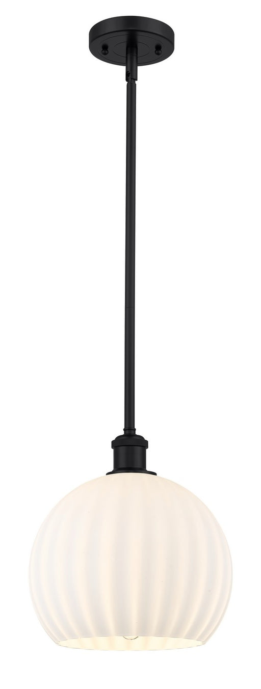 Innovations - 516-1S-BK-G1217-10WV - LED Mini Pendant - Ballston - Matte Black