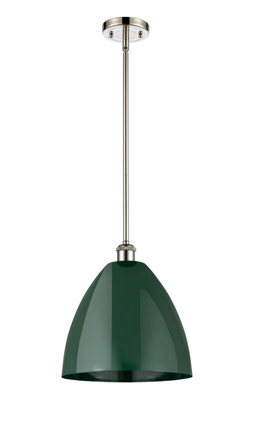 Innovations - 516-1S-PN-MBD-12-GR - One Light Pendant - Ballston - Polished Nickel