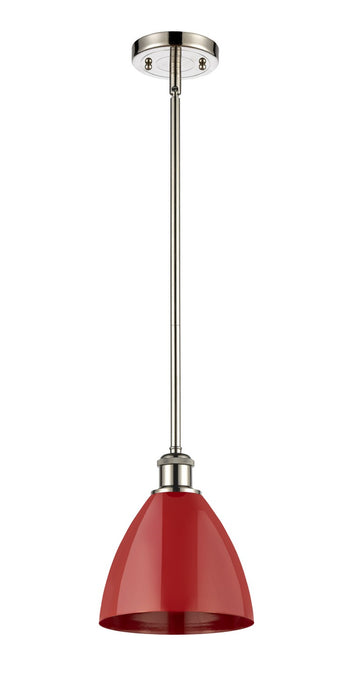 Innovations - 516-1S-PN-MBD-75-RD - One Light Pendant - Ballston - Polished Nickel