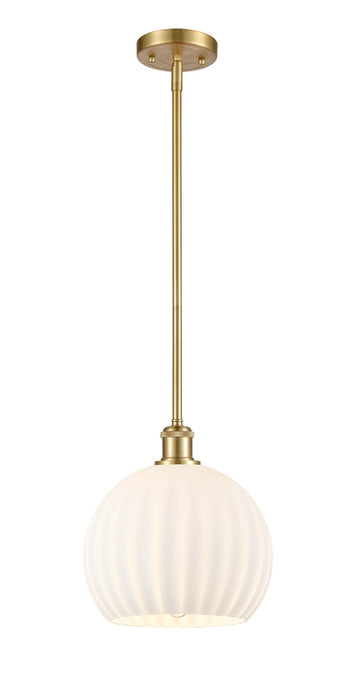 Innovations - 516-1S-SG-G1217-10WV - LED Mini Pendant - Ballston - Satin Gold