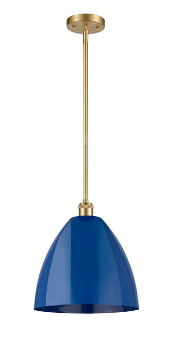 Innovations - 516-1S-SG-MBD-12-BL - One Light Pendant - Ballston - Satin Gold