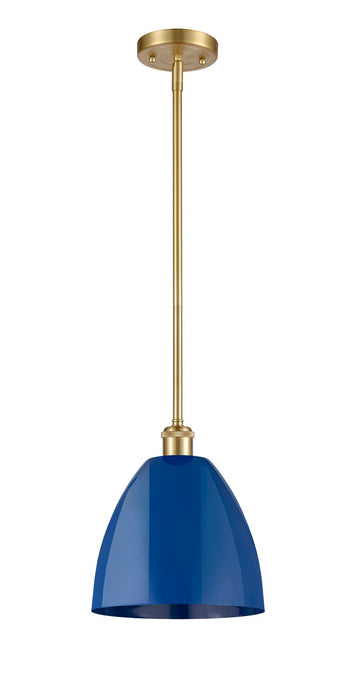 Innovations - 516-1S-SG-MBD-9-BL - One Light Pendant - Ballston - Satin Gold