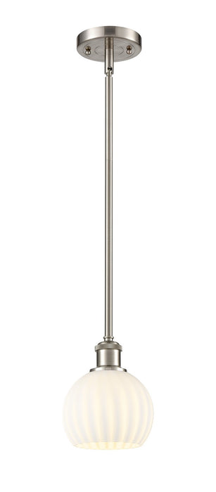 Innovations - 516-1S-SN-G1217-6WV - LED Mini Pendant - Ballston - Brushed Satin Nickel