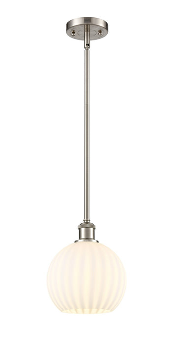 Innovations - 516-1S-SN-G1217-8WV - LED Mini Pendant - Ballston - Brushed Satin Nickel