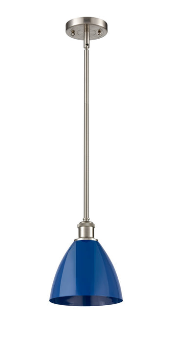 Innovations - 516-1S-SN-MBD-75-BL - One Light Pendant - Ballston - Brushed Satin Nickel