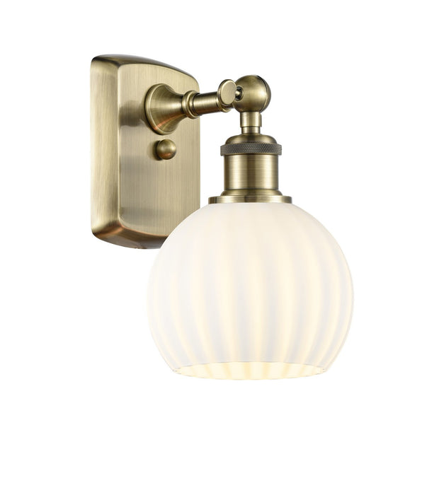 Innovations - 516-1W-AB-G1217-6WV - LED Wall Sconce - Ballston - Antique Brass