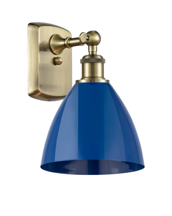 Innovations - 516-1W-AB-MBD-75-BL - One Light Wall Sconce - Ballston - Antique Brass