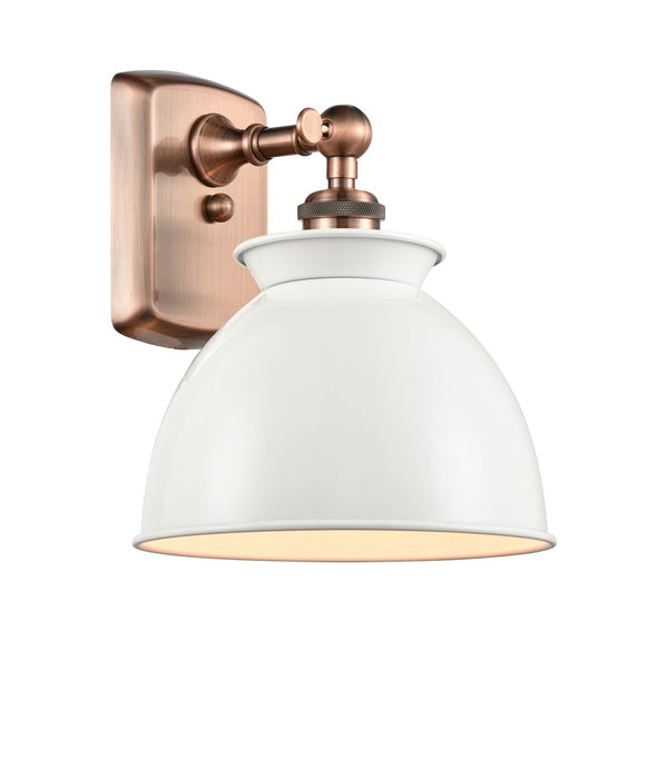 Innovations - 516-1W-AC-M14-W - One Light Wall Sconce - Ballston - Antique Copper