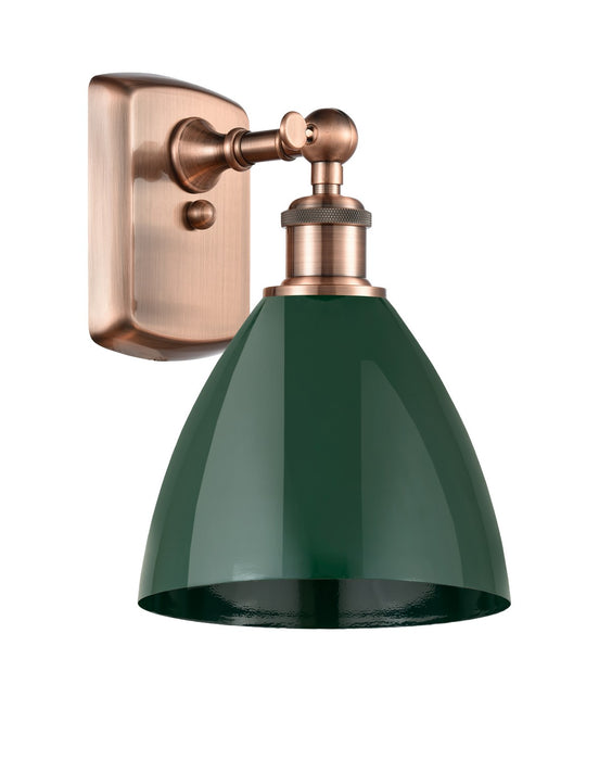 Innovations - 516-1W-AC-MBD-75-GR - One Light Wall Sconce - Ballston - Antique Copper