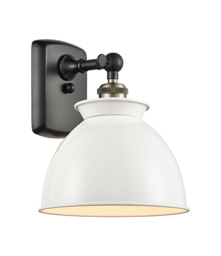 Ballston One Light Wall Sconce Black Antique Brass