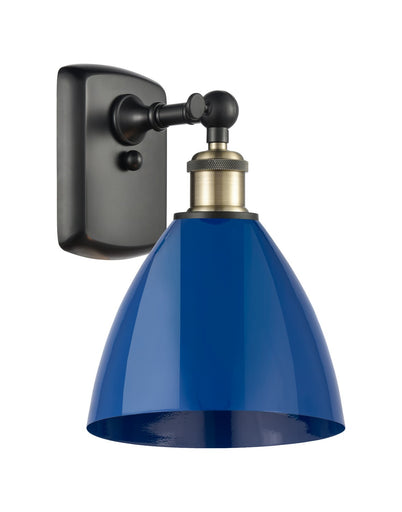 Ballston One Light Wall Sconce Black Antique Brass
