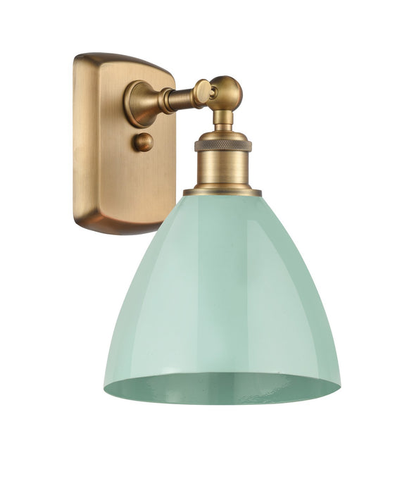 Innovations - 516-1W-BB-MBD-75-SF - One Light Wall Sconce - Ballston - Brushed Brass