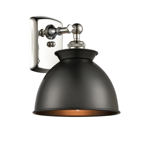 Ballston One Light Wall Sconce Polished Nickel