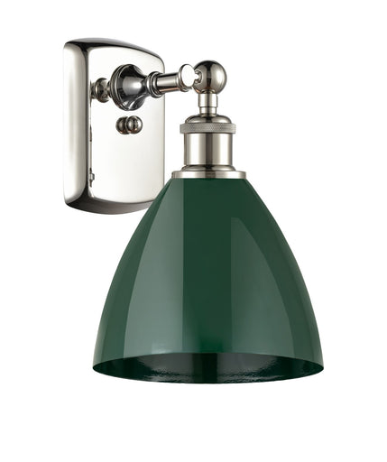 Ballston One Light Wall Sconce Polished Nickel