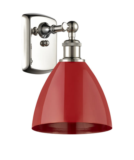 Ballston One Light Wall Sconce Polished Nickel