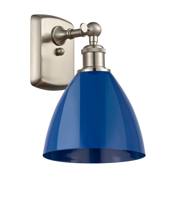 Innovations - 516-1W-SN-MBD-75-BL - One Light Wall Sconce - Ballston - Brushed Satin Nickel