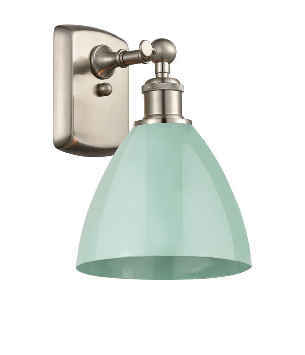 Innovations - 516-1W-SN-MBD-75-SF - One Light Wall Sconce - Ballston - Brushed Satin Nickel