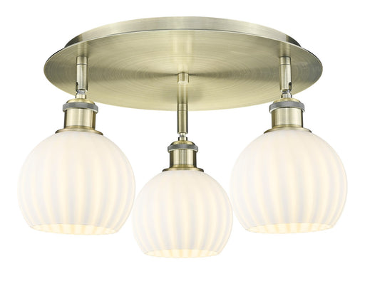 Ballston LED Flush Mount Antique Brass