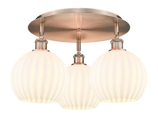 Ballston LED Flush Mount Antique Copper
