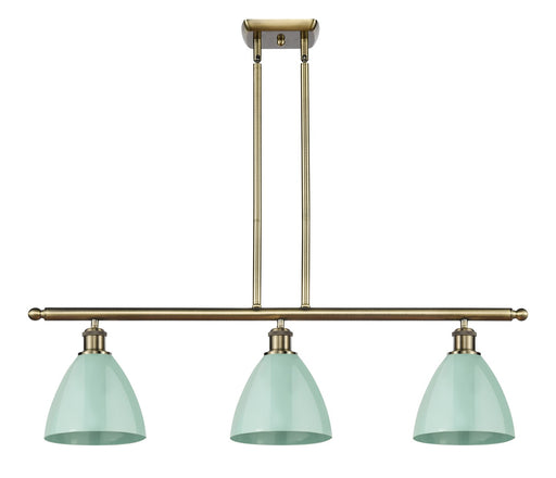 Innovations - 516-3I-AB-MBD-75-SF - Three Light Island Pendant - Ballston - Antique Brass