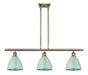 Innovations - 516-3I-AB-MBD-75-SF - Three Light Island Pendant - Ballston - Antique Brass