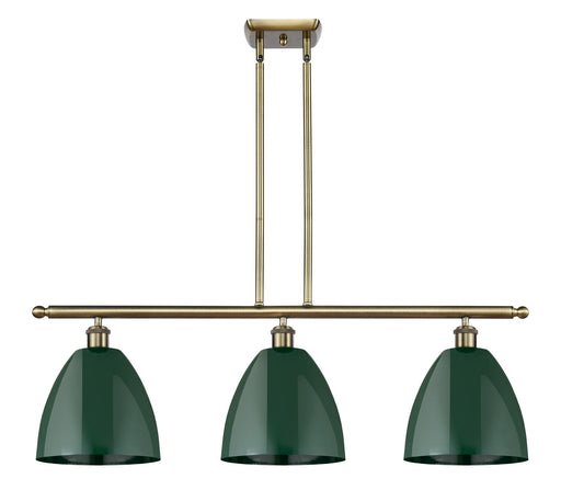 Innovations - 516-3I-AB-MBD-9-GR - Three Light Island Pendant - Ballston - Antique Brass