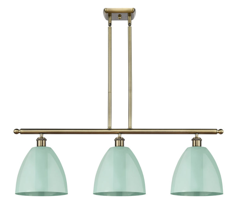 Innovations - 516-3I-AB-MBD-9-SF - Three Light Island Pendant - Ballston - Antique Brass