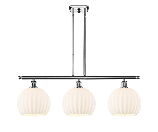 Innovations - 516-3I-PC-G1217-10WV - LED Island Pendant - Ballston - Polished Chrome