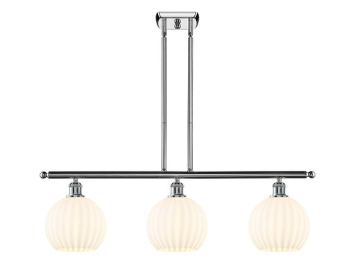 Innovations - 516-3I-PC-G1217-8WV - LED Island Pendant - Ballston - Polished Chrome