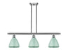 Innovations - 516-3I-SN-MBD-75-SF - Three Light Island Pendant - Ballston - Brushed Satin Nickel