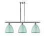 Innovations - 516-3I-SN-MBD-9-SF - Three Light Island Pendant - Ballston - Brushed Satin Nickel