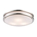 Trans Globe Imports - 10362 BN - Three Light Flush Mount - Brushed Nickel