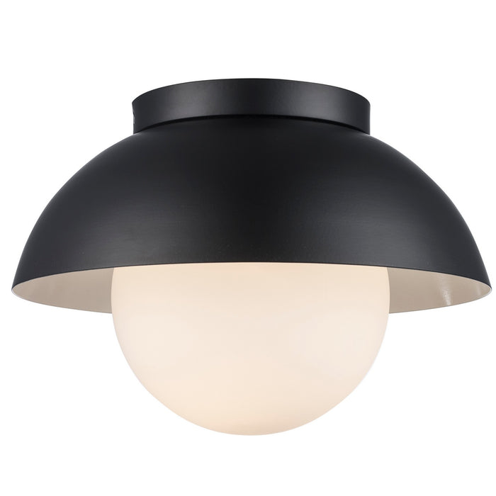 Trans Globe Imports - 16220 BK - One Light Flush Mount - Black