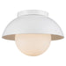 Trans Globe Imports - 16220 WH - One Light Flush Mount - White