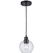 Trans Globe Imports - 22220 BK - One Light Pendant - Black